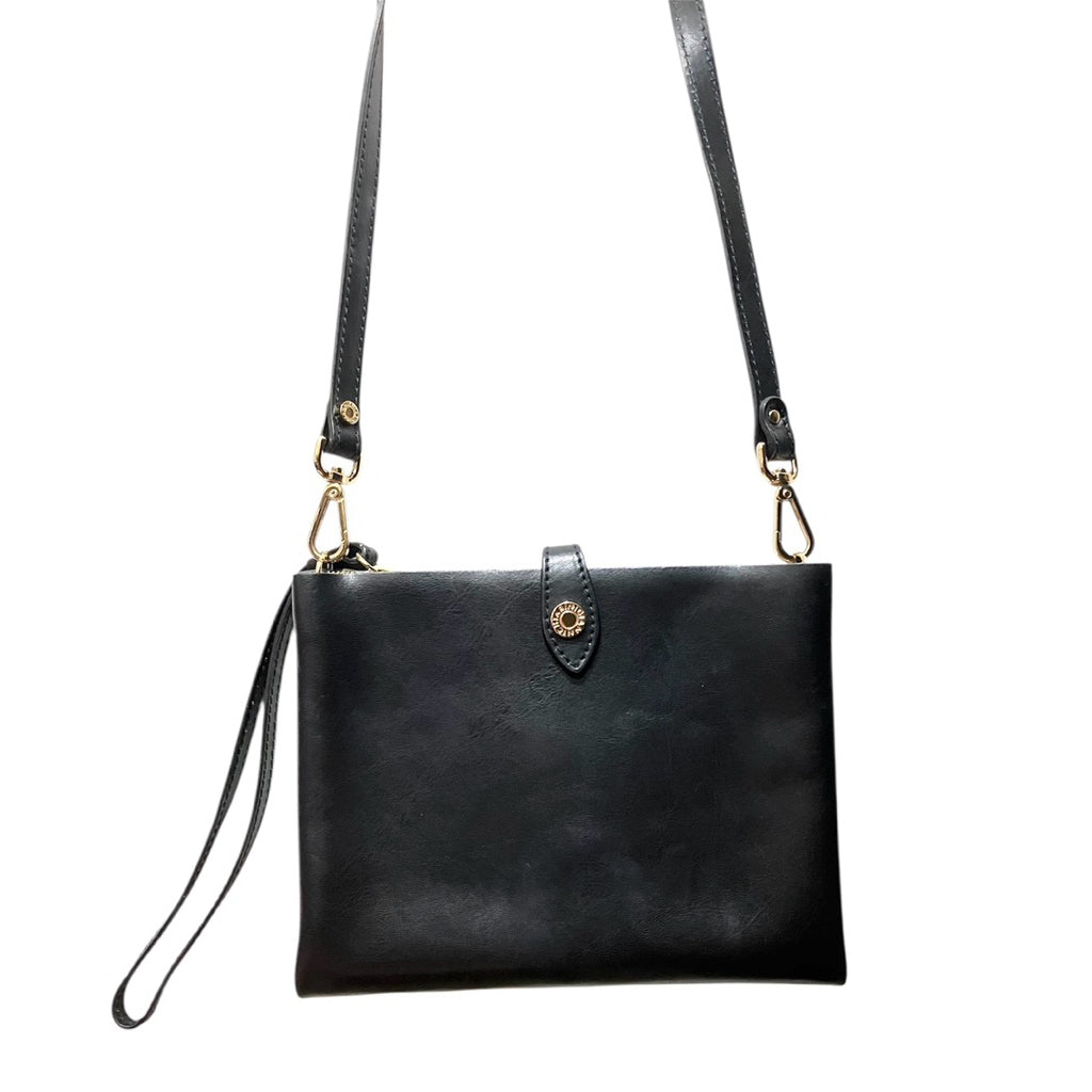 GIANNI CHIARINI 黑色 真皮 斜背包