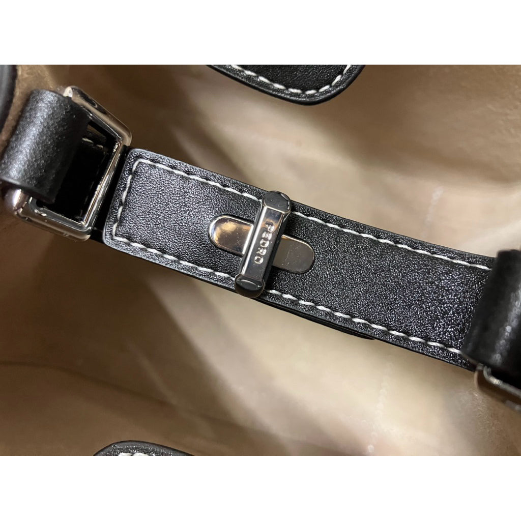 近新品❗️❗️❗️PEDRO DANA 黑色 帆布水桶包