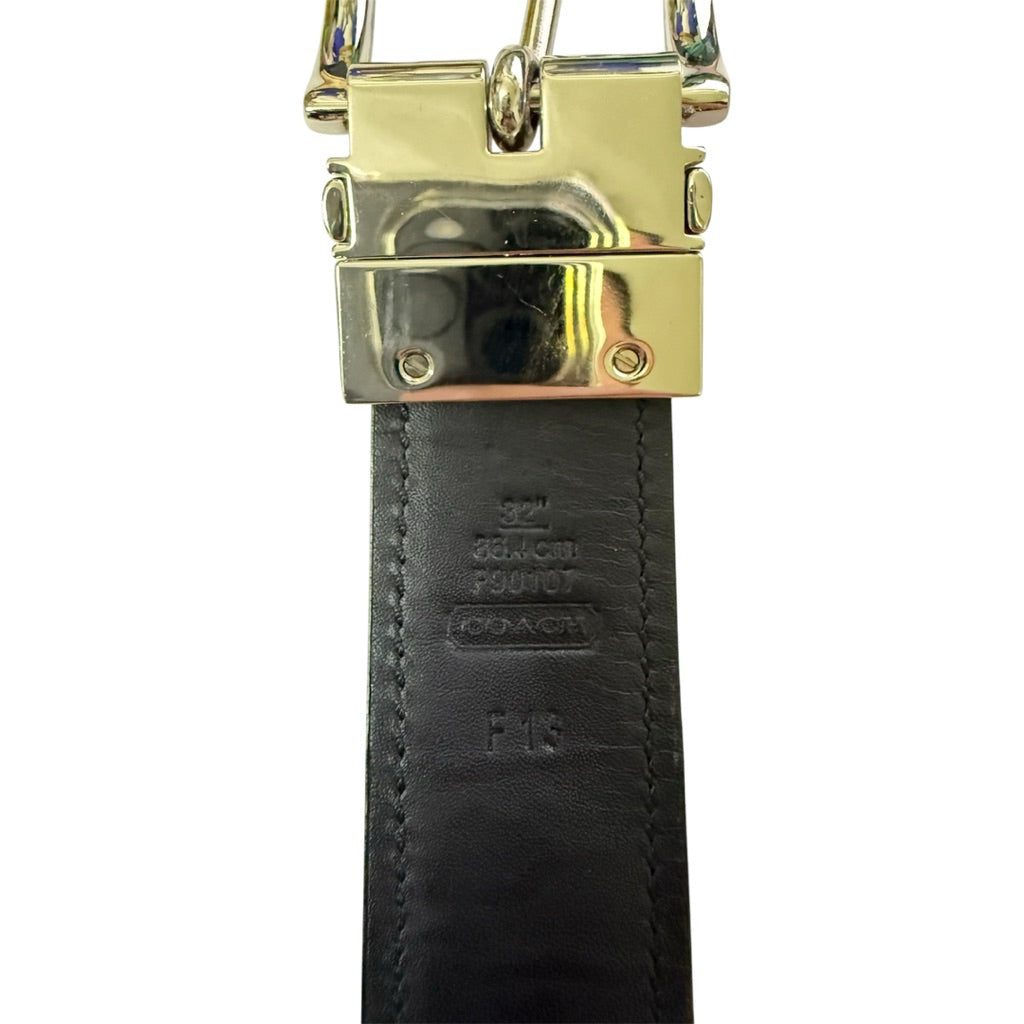 COACH 男用 真皮 皮帶 95cm 保證正品