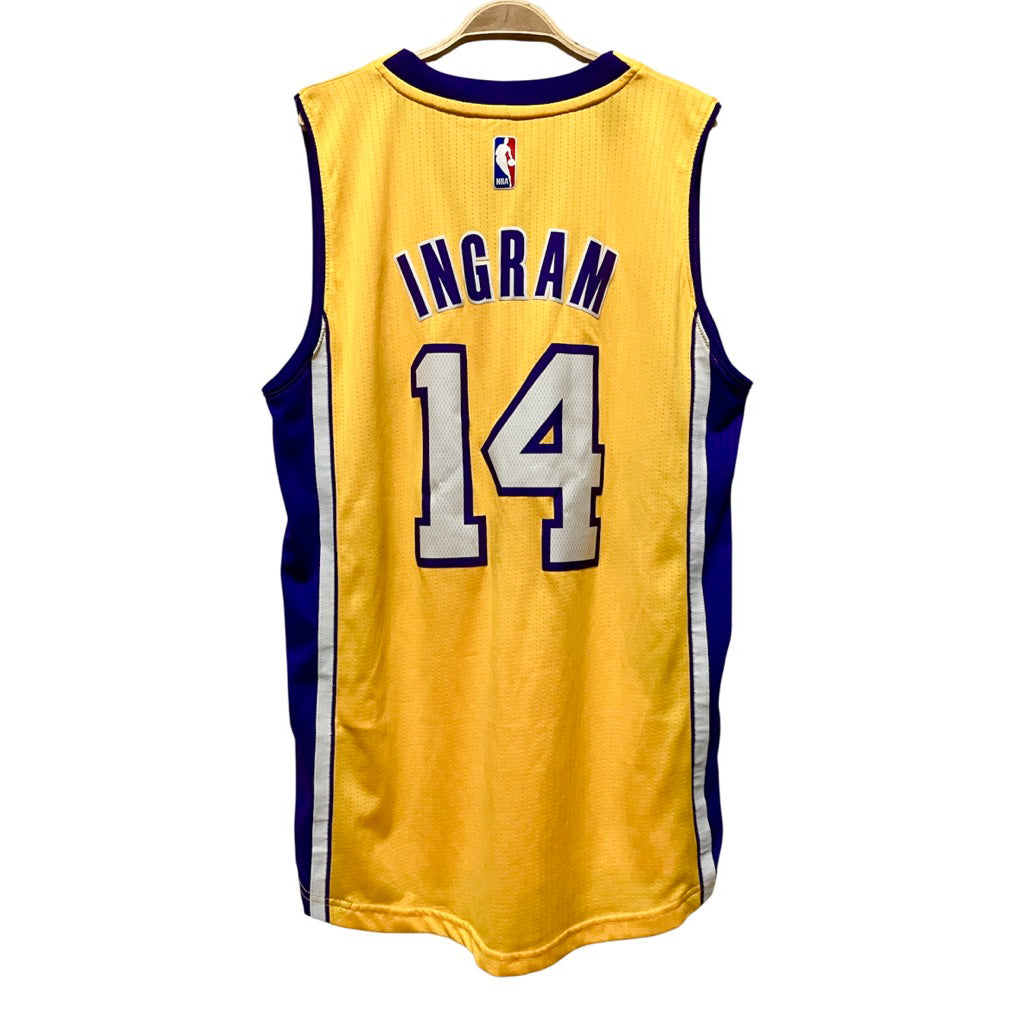 ADIDAS 愛迪達 NBA 絕版 洛杉磯湖人 14號 INGRAM 成人版 S號 球衣 保證正品