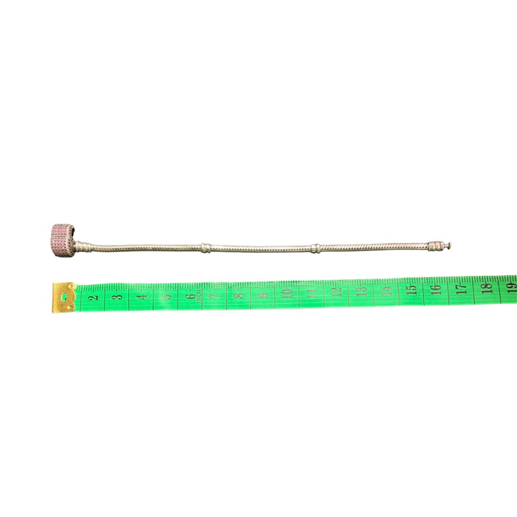 PANDORA 潘朵拉 蛇鏈 16cm 銀 粉鑽 保證正品