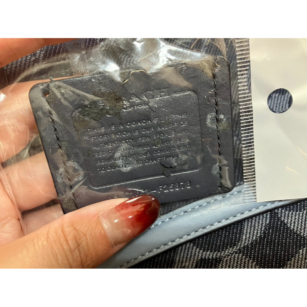 ⚠️請詳閱商品描述❗️COACH 藍色 經典老花 牛仔布 相機包 保證正品