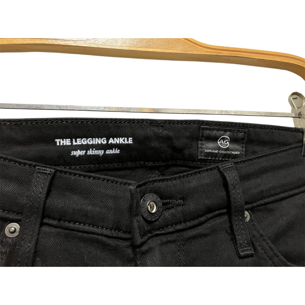 AG JEANS ADRIANO GOLDSCHMIED 黑色 窄管 牛仔褲
