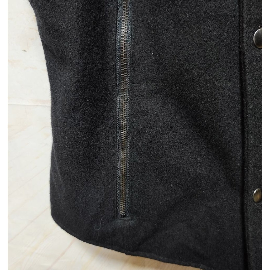 EMPORIO ARMANI 背心 外套 無袖 黑色 保證正品