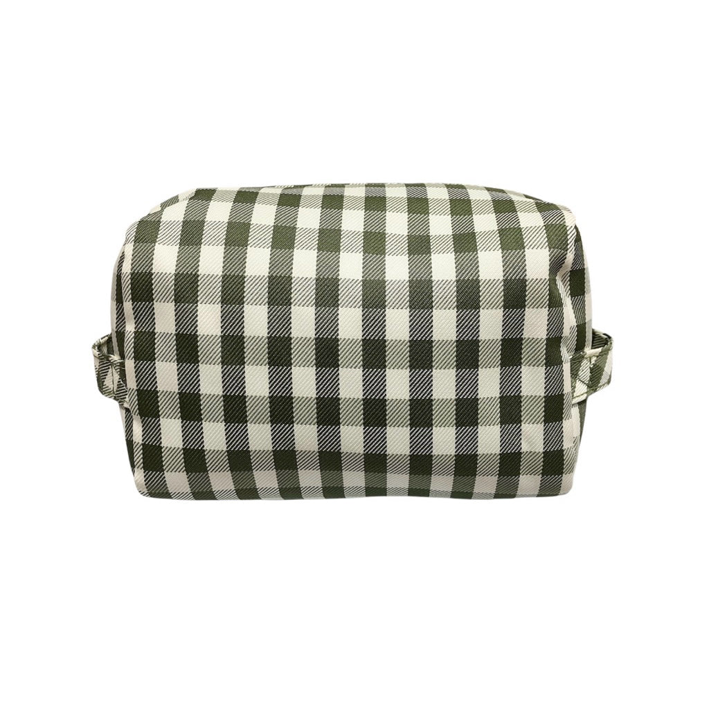 近新品❗️❗️❗️TORY BURCH 綠色 格紋 化妝包 保證正品