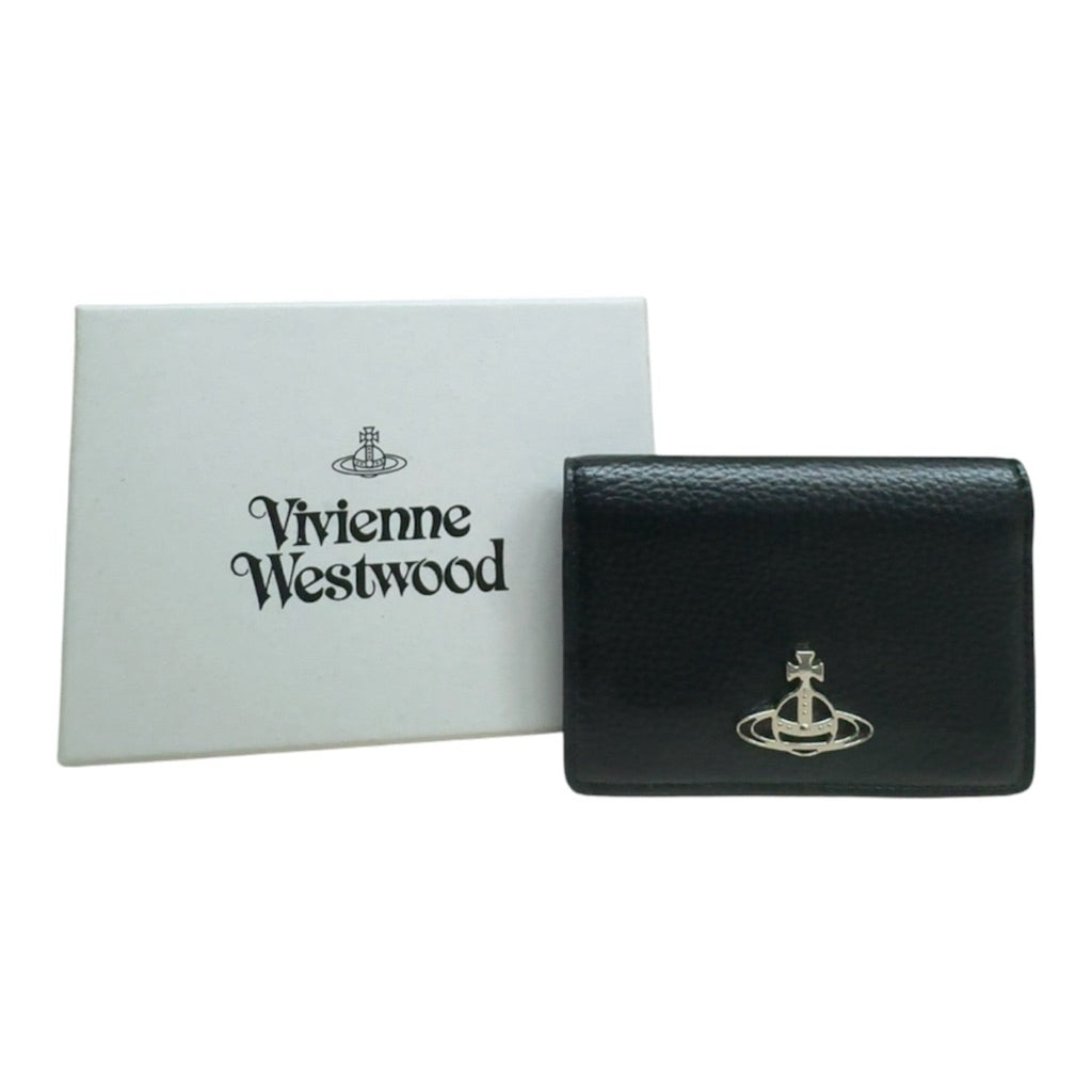 近全新 ~ Vivienne Westwood 卡片夾 兩折 卡夾 保證正品