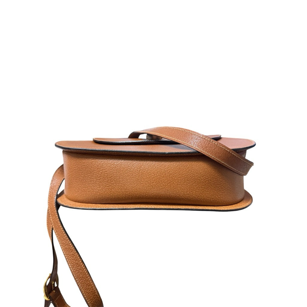 GUCCI BAMBOO 真皮 斜背包 保證正品