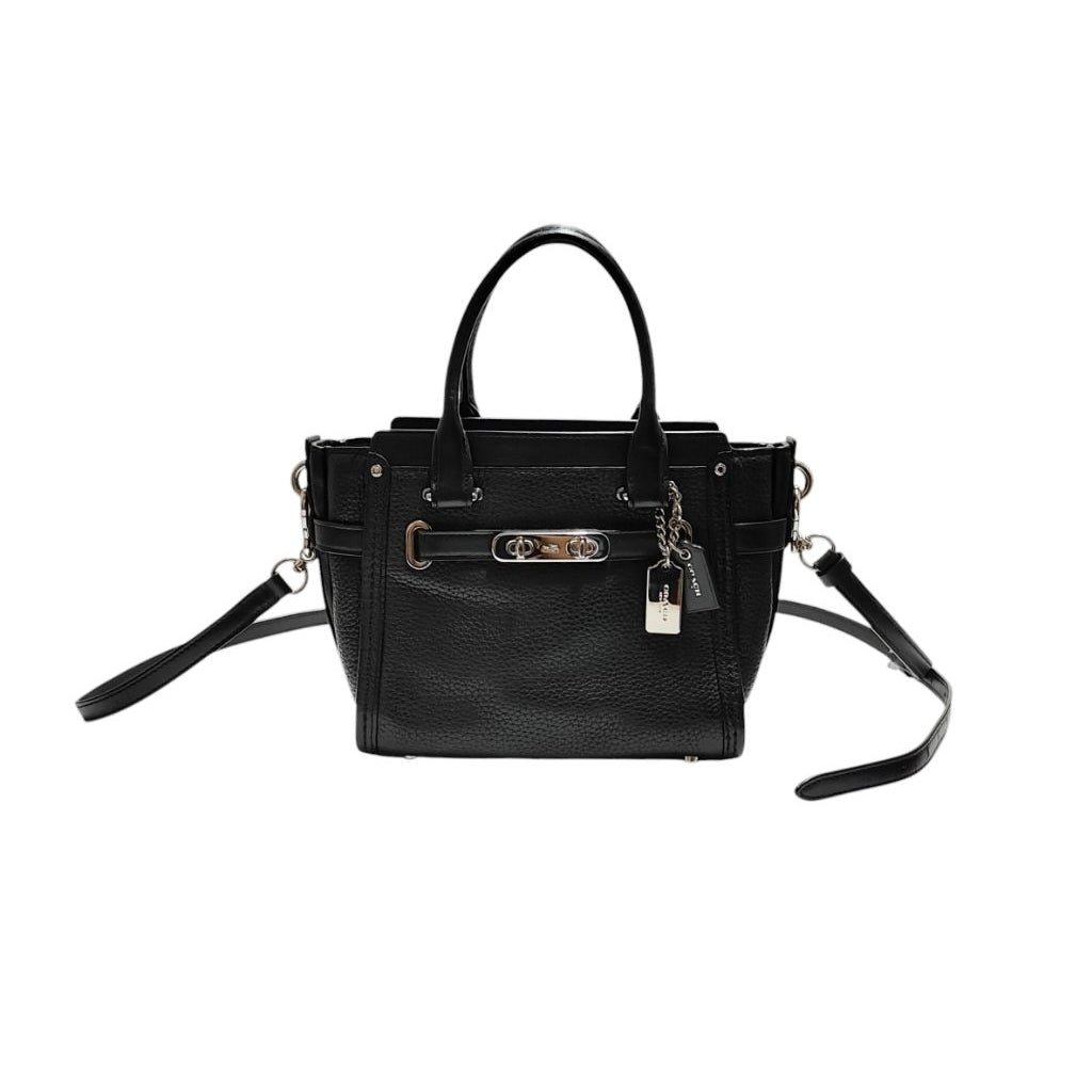 COACH 蔻馳 37444 SWAGGER 21 手提包 斜背包 小包 黑色 保證正品