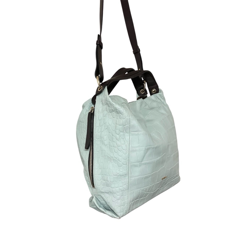 FURLA 淺湖水綠 手提 斜背包