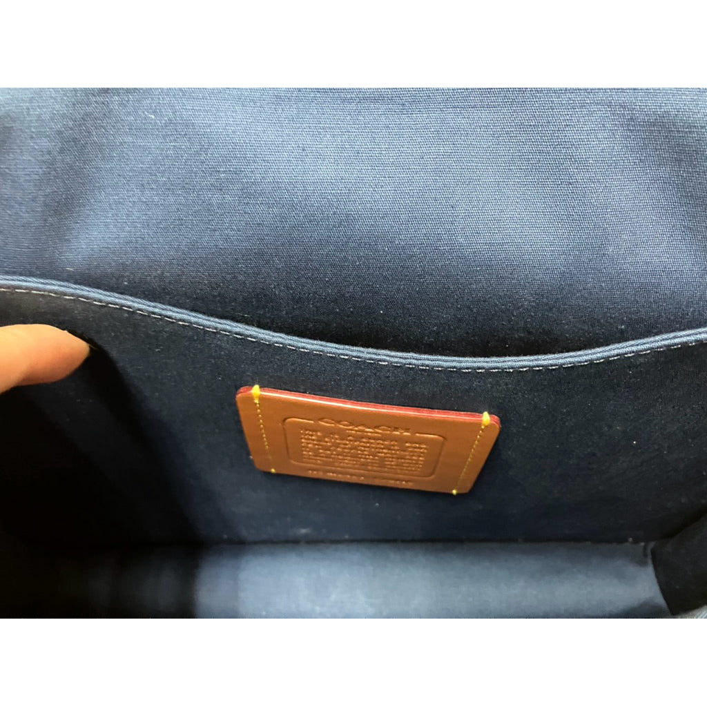 ⚠️請詳閱商品描述❗️近新品❗️❗️❗️COACH TABBY 30 牛仔布 手提 斜背包 保證正品