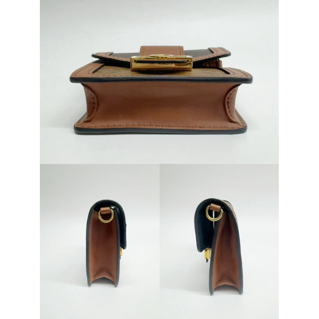 LV M68621 老花 迷你包 斜背包 鍊條包 腰包 保證正品