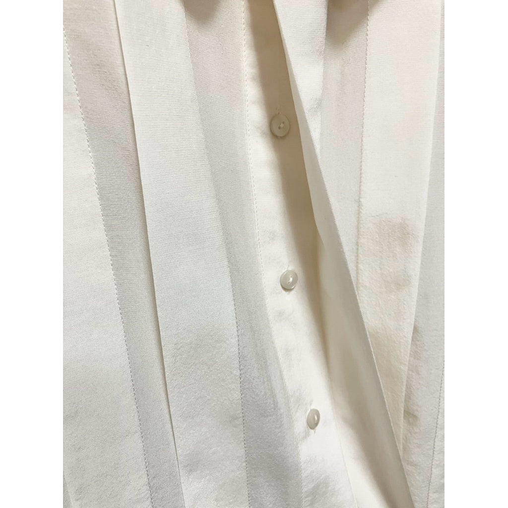 MARC BY MARC JACOBS 米色 壓褶 短袖 襯衫 保證正品