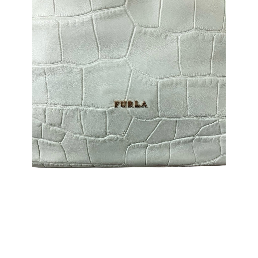 FURLA 淺湖水綠 手提 斜背包