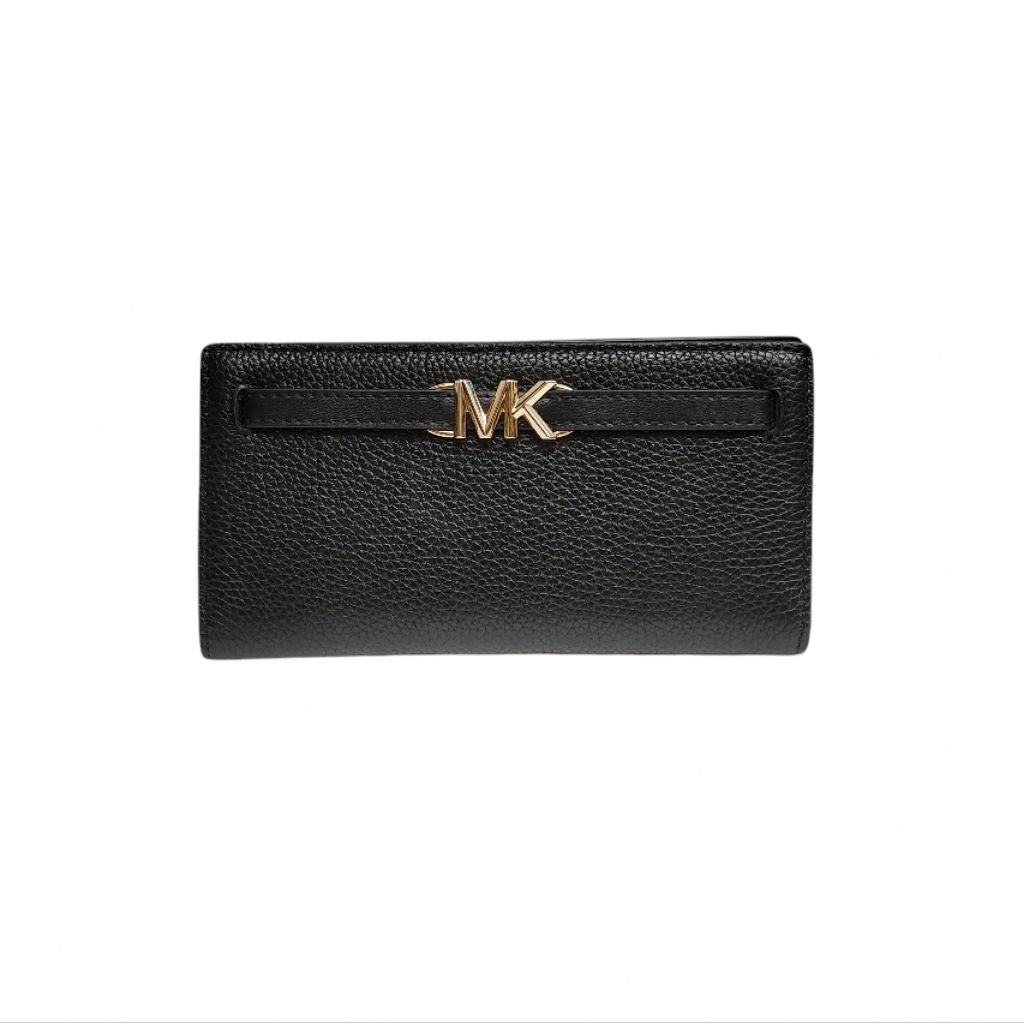 MICHAEL KORS MK 長夾 荔枝紋 黑色 保證正品