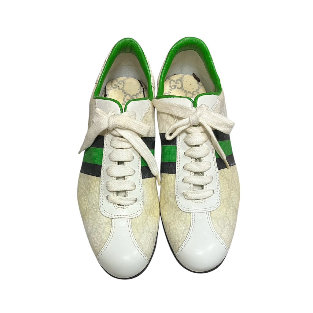 ⚠️請詳閱商品描述❗️GUCCI 白色 帆布塗層 球鞋 保證正品