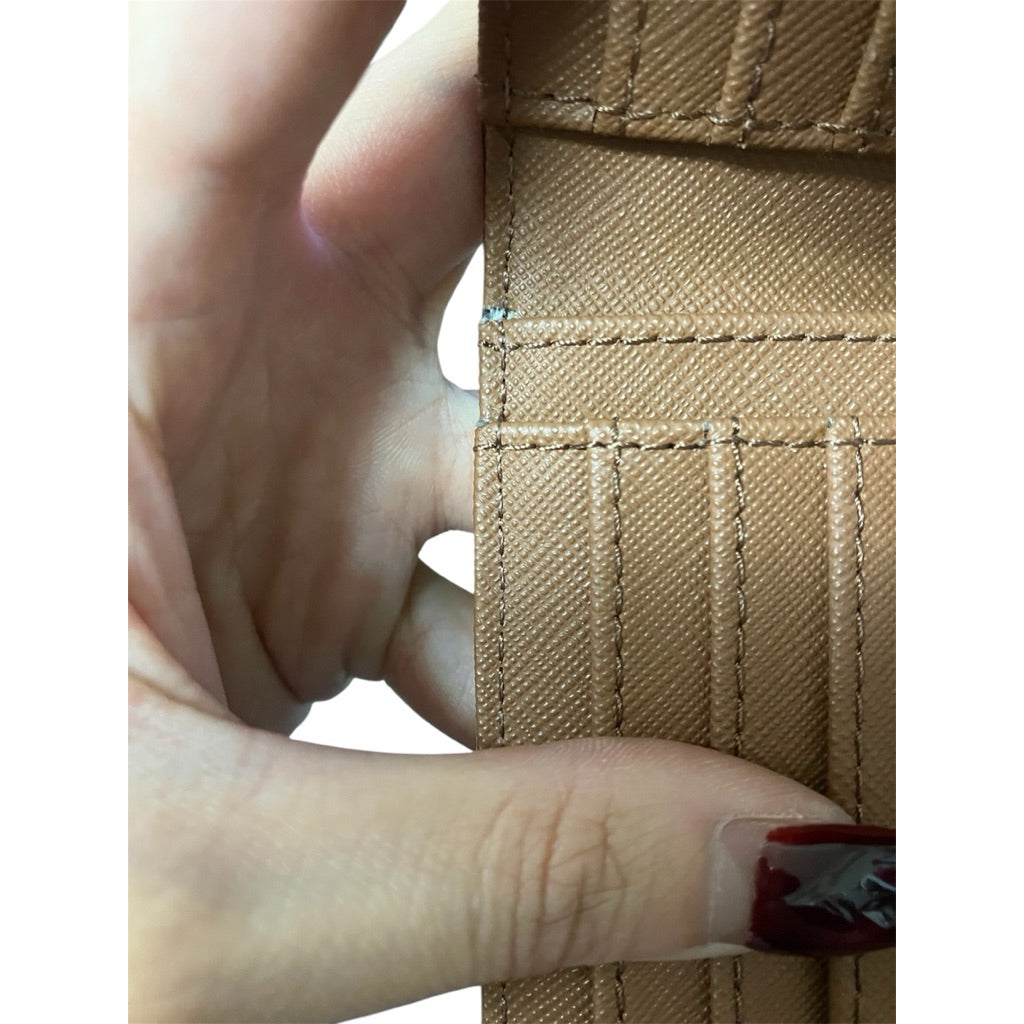 ⚠️請詳閱商品描述❗️MICHAEL KORS 棕色 防刮皮 扣式 長夾 保證正品