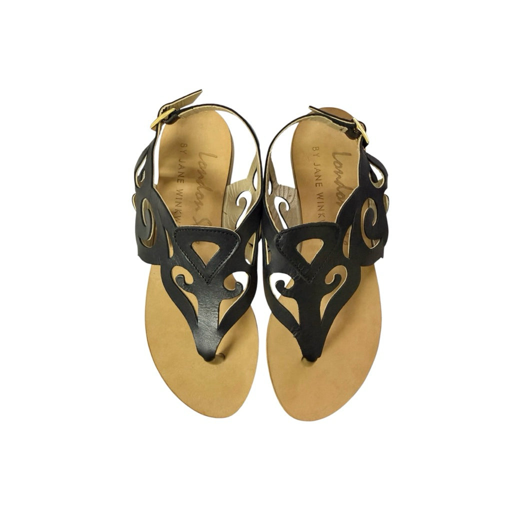 LONDON SOLE 孫芸芸愛牌 全新真皮拖鞋 涼鞋 保證正品