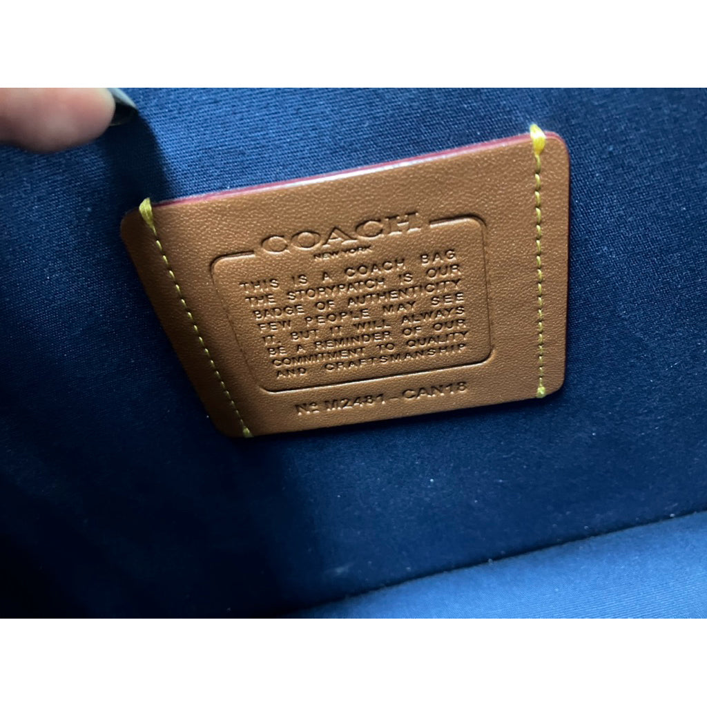 ⚠️請詳閱商品描述❗️近新品❗️❗️❗️COACH TABBY 30 牛仔布 手提 斜背包 保證正品