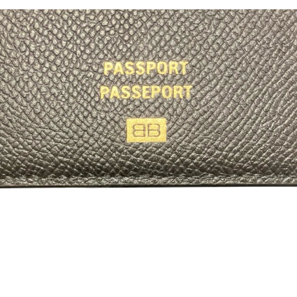 BALENCIAGA 巴黎世家 PASSPORT 印花 燙金 卡夾 保證正品