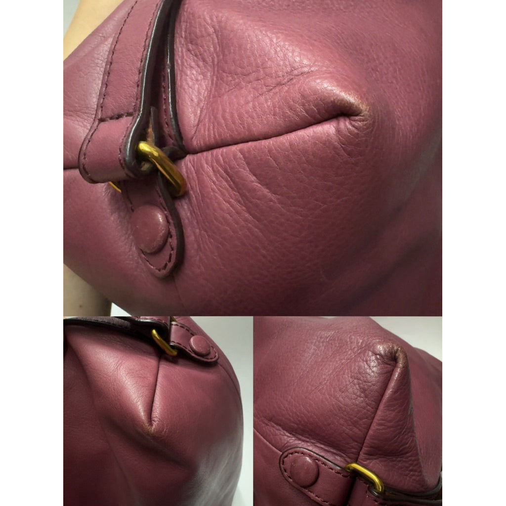 RABEANCO 肩背包 酒紅色 保證正品