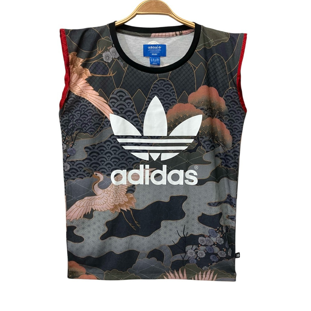 ADIDAS 愛迪達 RITA ORA 聯名 和服 印花 無袖 背心 保證正品