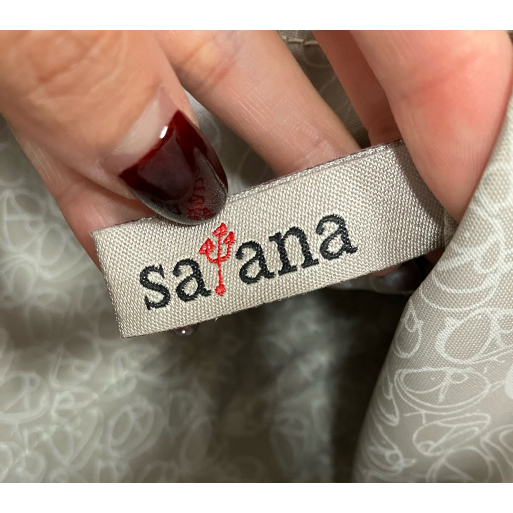 SATANA 黑色 尼龍 斜背包