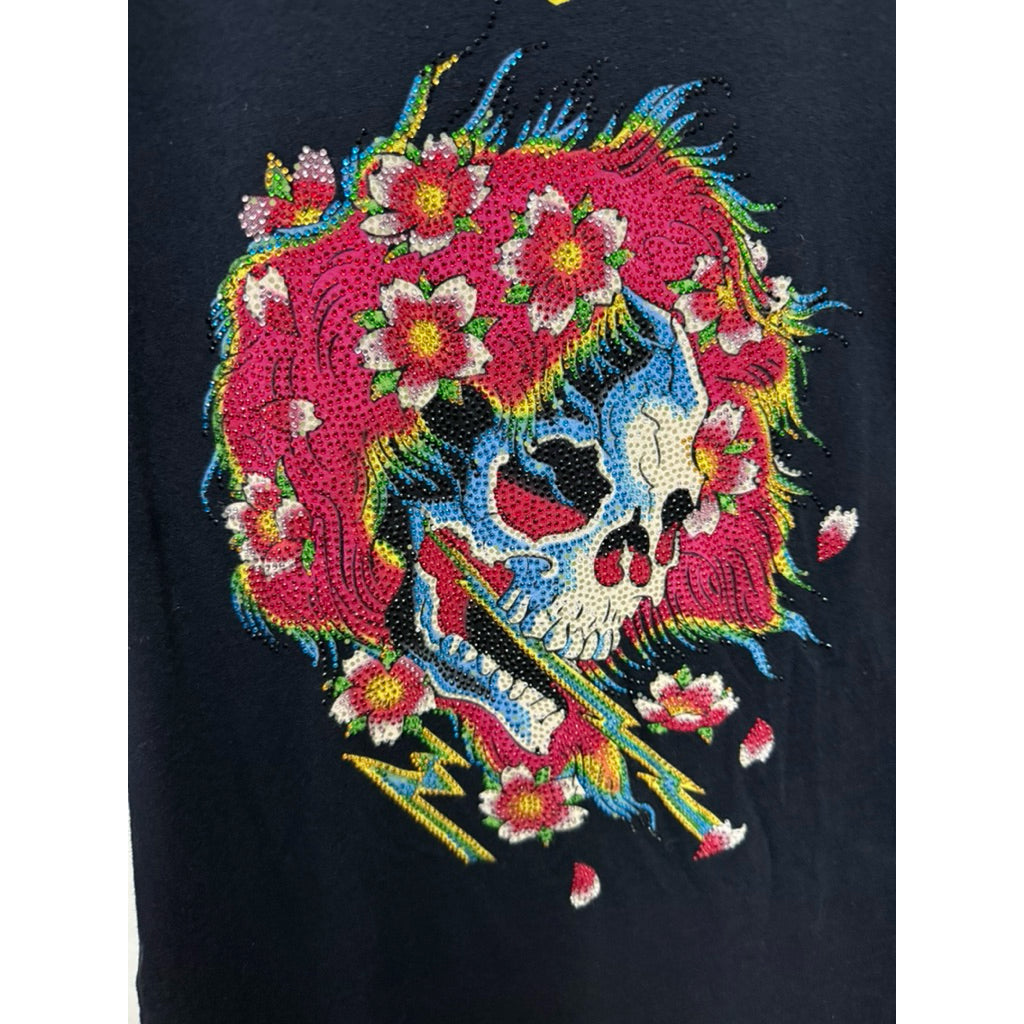 ED HARDY 水鑽 長版 T 保證正品