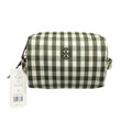 近新品❗️❗️❗️TORY BURCH 綠色 格紋 化妝包 保證正品