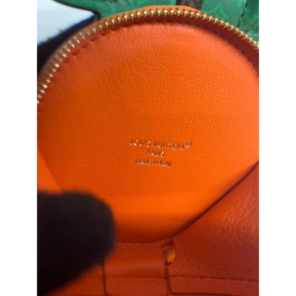 LV M03221 近全新 大全配 零錢包 鑰匙圈 吊飾 貂毛 保證正品