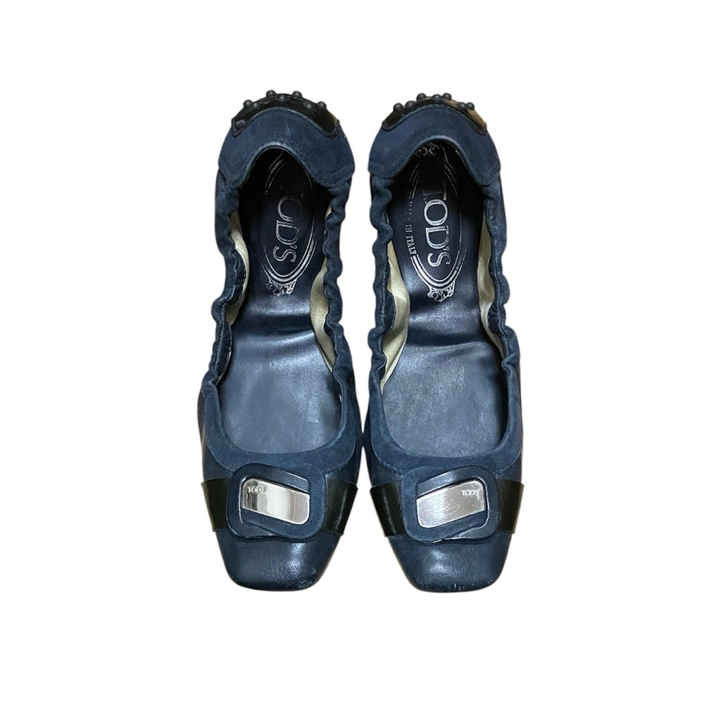 TOD’S 深藍色 豆豆鞋 保證正品
