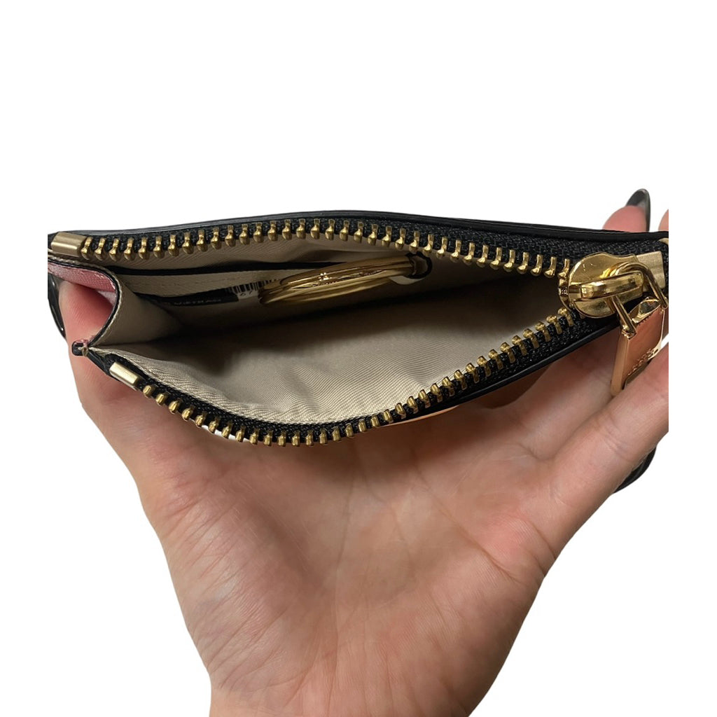 全新品❗️❗️❗️MARC JACOBS 奶茶色 拉鍊鑰匙零錢包 保證正品
