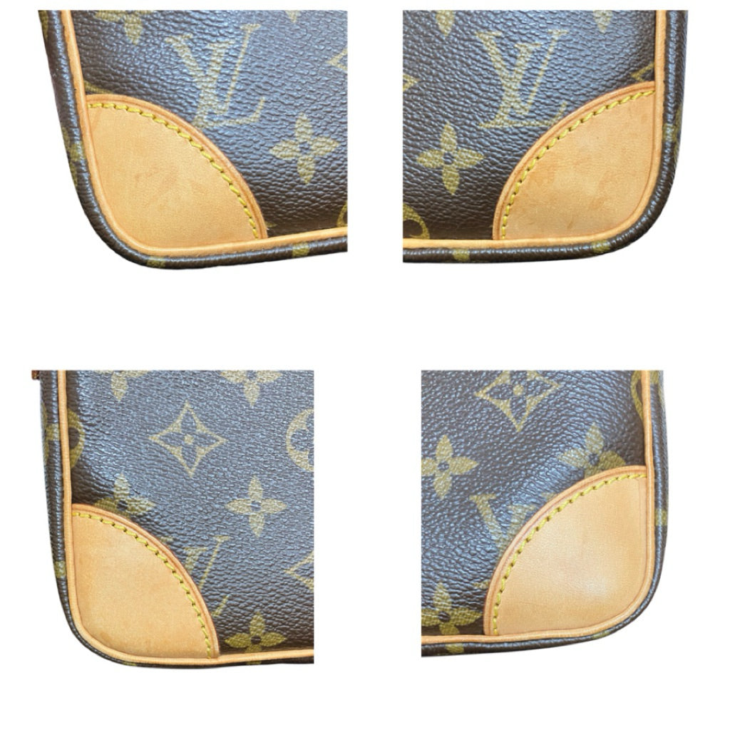 LV M46266 DANUBE 經典老花 直立式肩背 斜背小包 保證正品