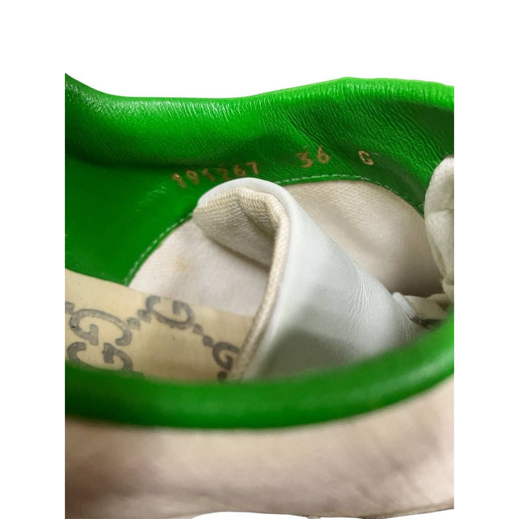 ⚠️請詳閱商品描述❗️GUCCI 白色 帆布塗層 球鞋 保證正品