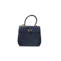 FERRAGAMO 深藍 斜背包 保證正品