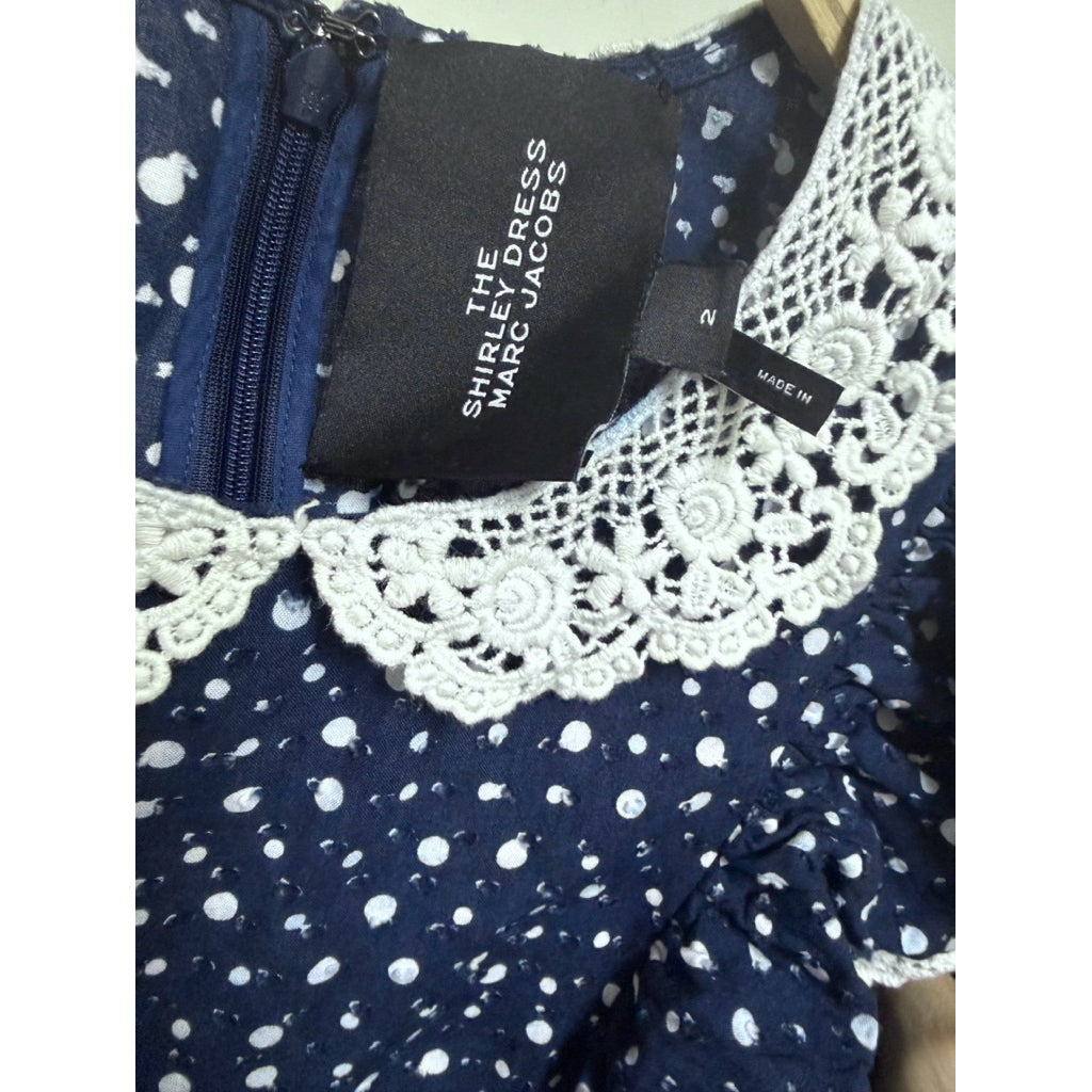 Marc Jacobs 深藍 點點 洋裝 保證正品
