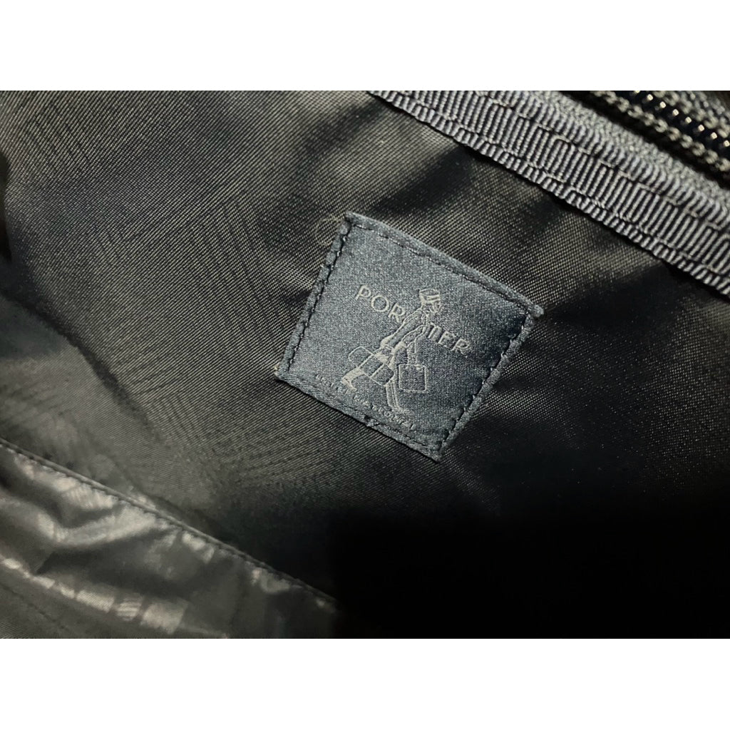 近新品❗️❗️❗️PORTER INTERNATIONAL 深藍色 尼龍 手提 斜背包 保證正品