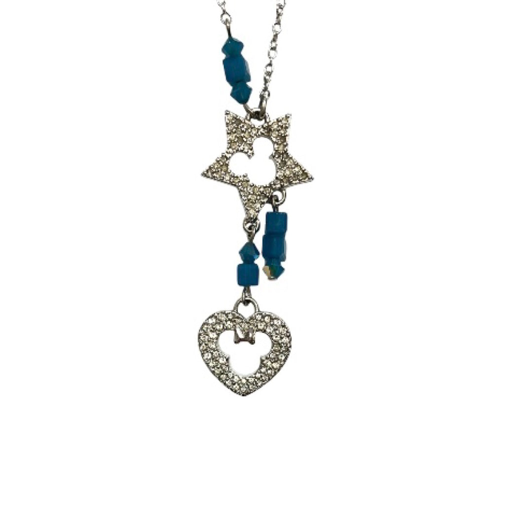 SWAROVSKI 米奇米妮 造型 水鑽 項鍊 保證正品
