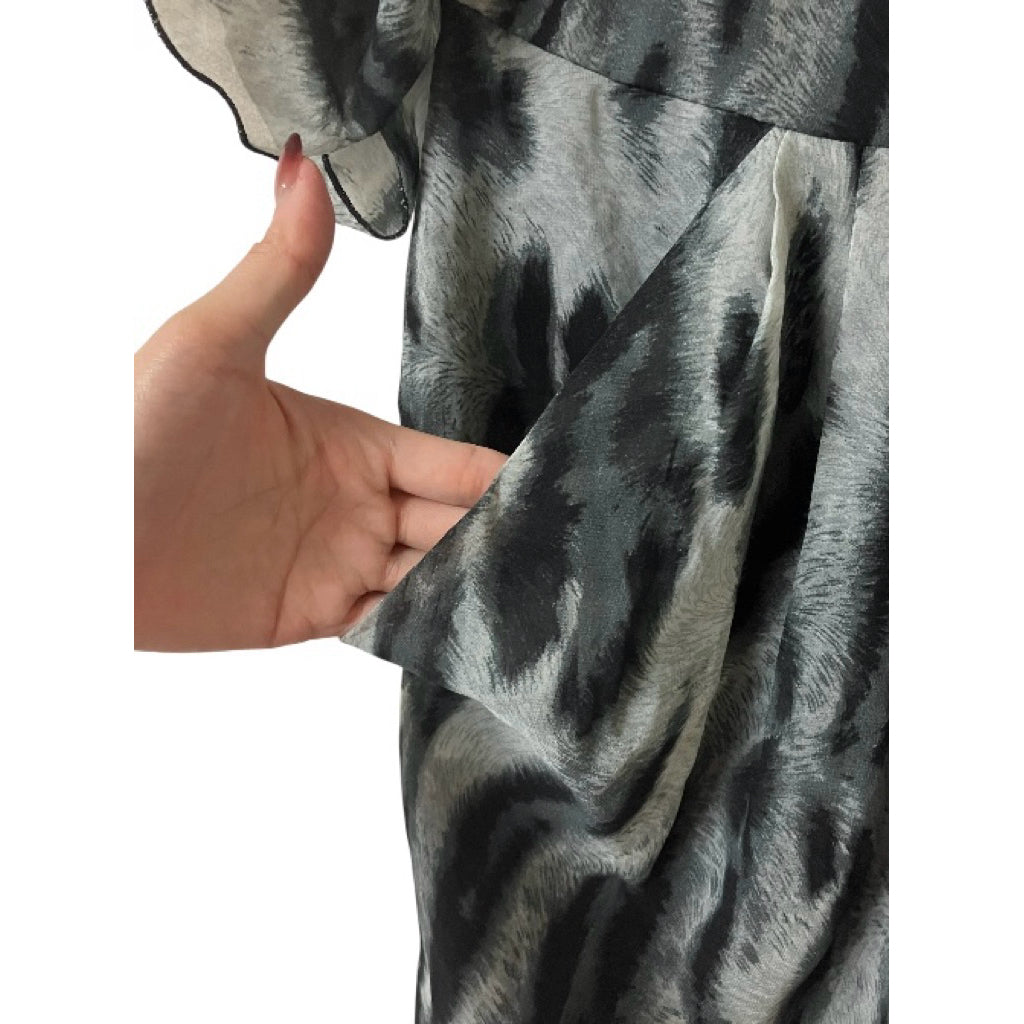 MAX MARA 黑白灰 渲染 造型 洋裝