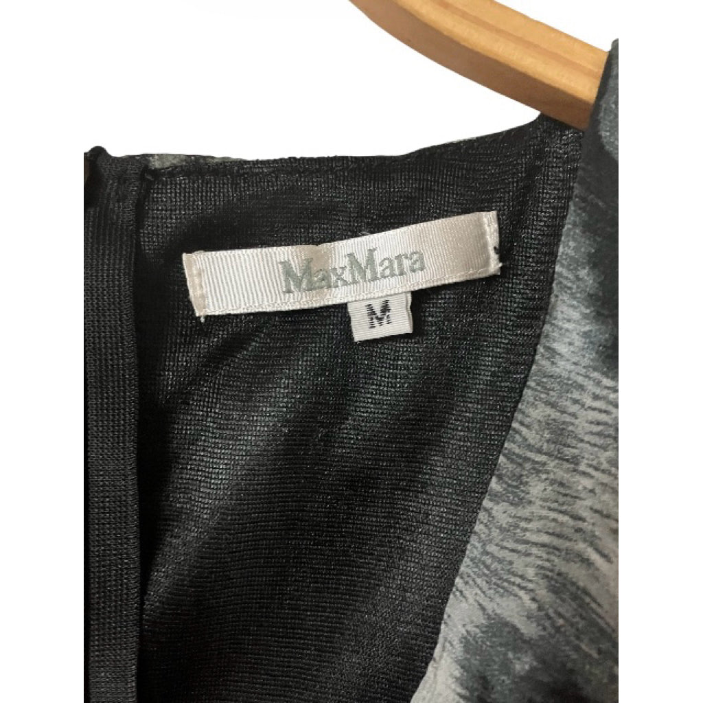 MAX MARA 黑白灰 渲染 造型 洋裝