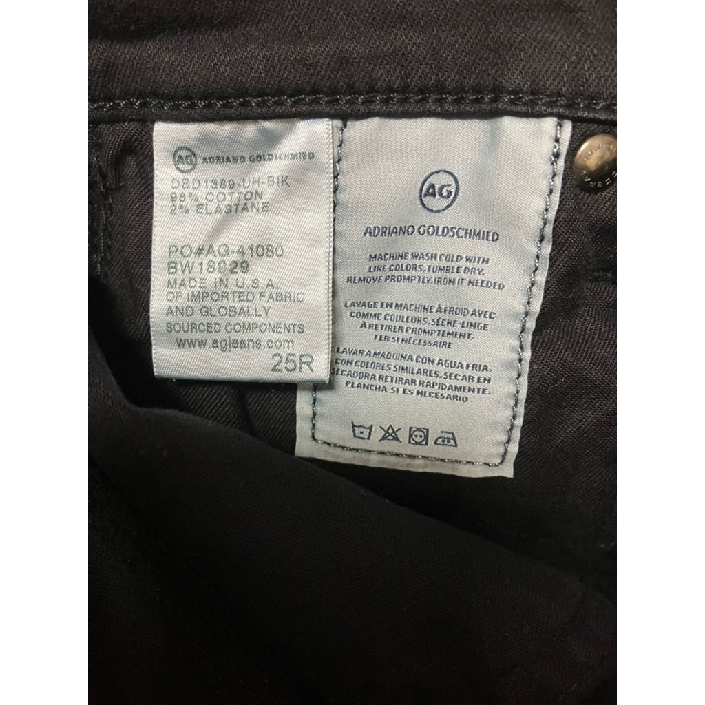 AG JEANS ADRIANO GOLDSCHMIED 黑色 窄管 牛仔褲