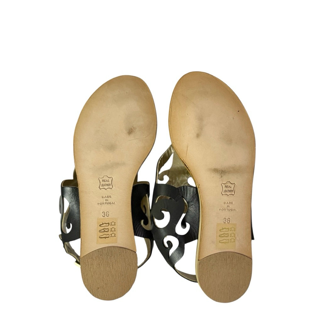LONDON SOLE 孫芸芸愛牌 全新真皮拖鞋 涼鞋 保證正品