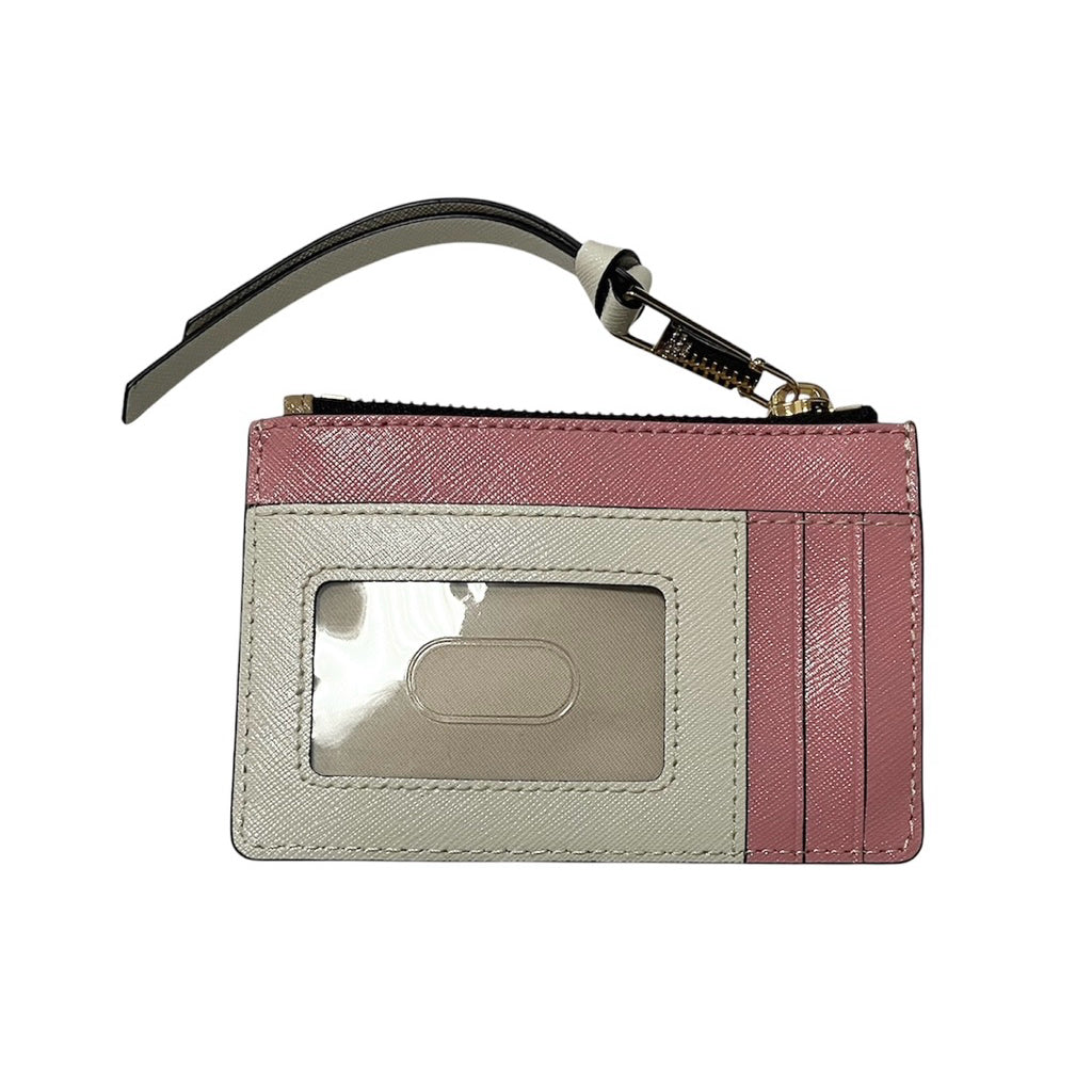 全新品❗️❗️❗️MARC JACOBS 奶茶色 拉鍊鑰匙零錢包 保證正品