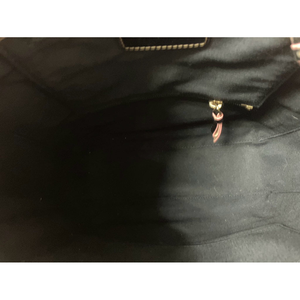 LOEWE 黑粉 蝴蝶結 老花 托特包 手提包 保證正品