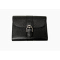 DELVAUX 德爾沃 黑色 荔枝紋 卡包 保證正品