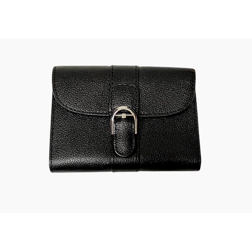 DELVAUX 德爾沃 黑色 荔枝紋 卡包 保證正品