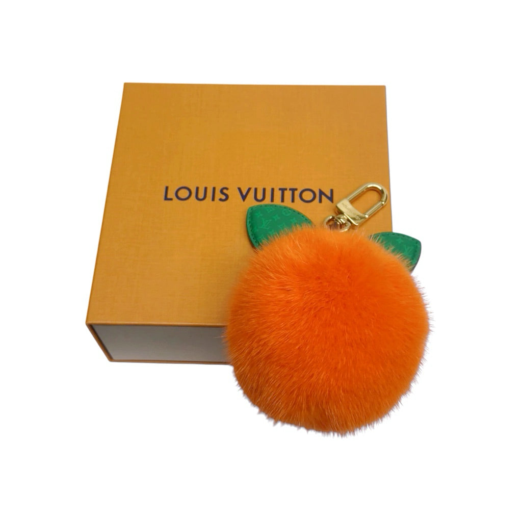 LV M03221 近全新 大全配 零錢包 鑰匙圈 吊飾 貂毛 保證正品