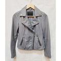 ALL SAINTS 灰色 象灰 皮衣 外套 保證正品