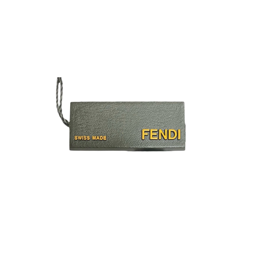 全新閒置品❗️❗️❗️FENDI 黑色 石英 皮帶 錶 保證正品