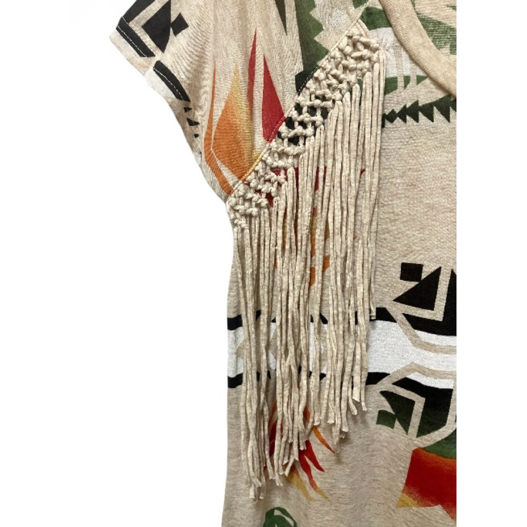 全新品❗️❗️❗️DENIM & SUPPLY 印地安風格 印花 短袖 上衣