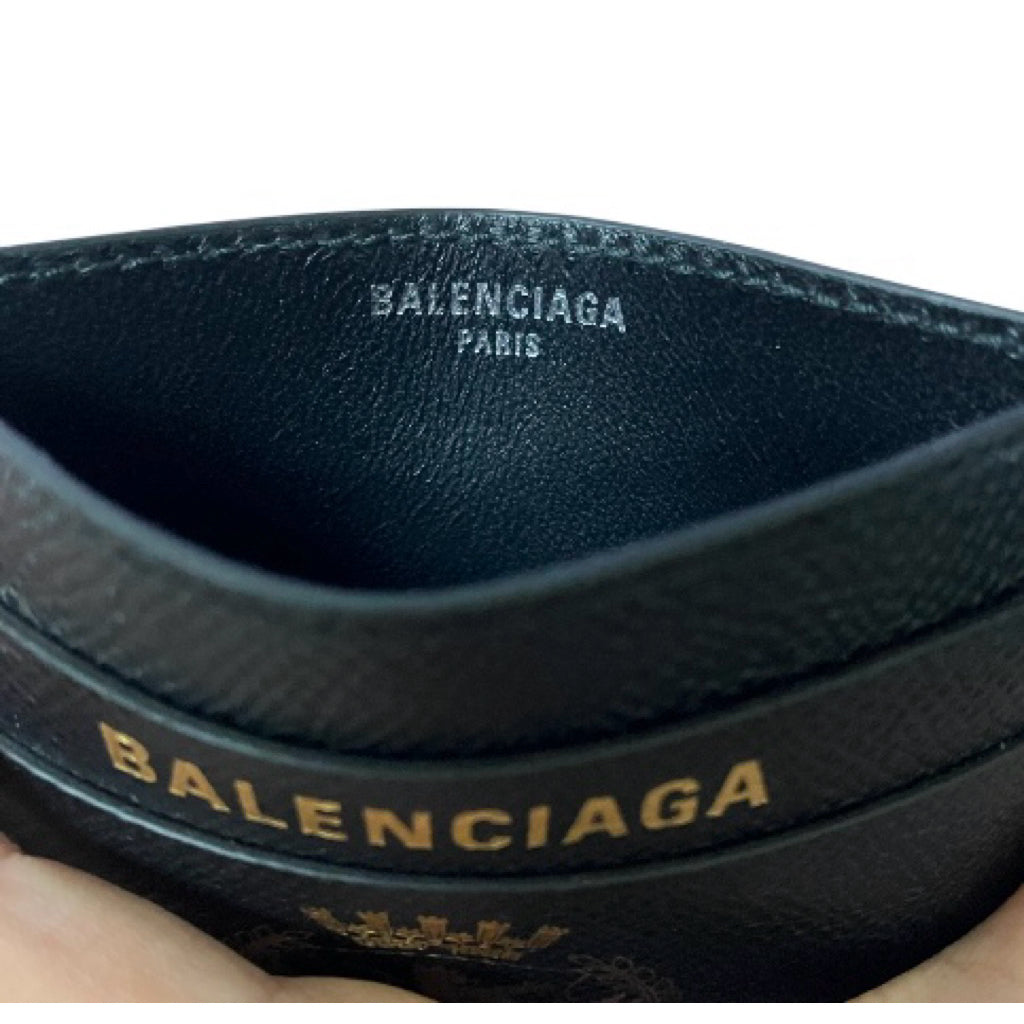 BALENCIAGA 巴黎世家 PASSPORT 印花 燙金 卡夾 保證正品